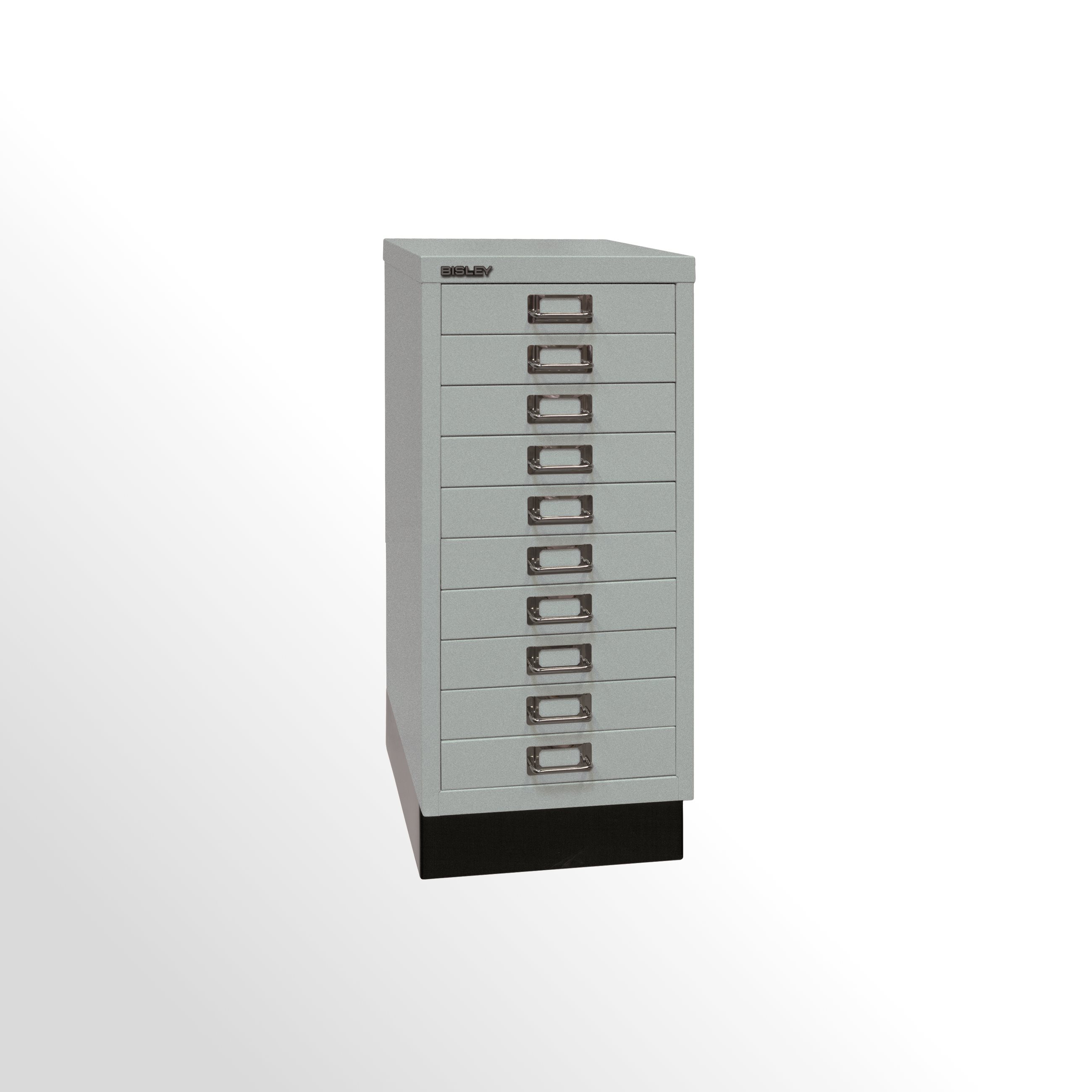 Schubladenschrank - Bisley MultiDrawer™, 29er Serie mit Sockel, DIN A4, 10 Schubladen