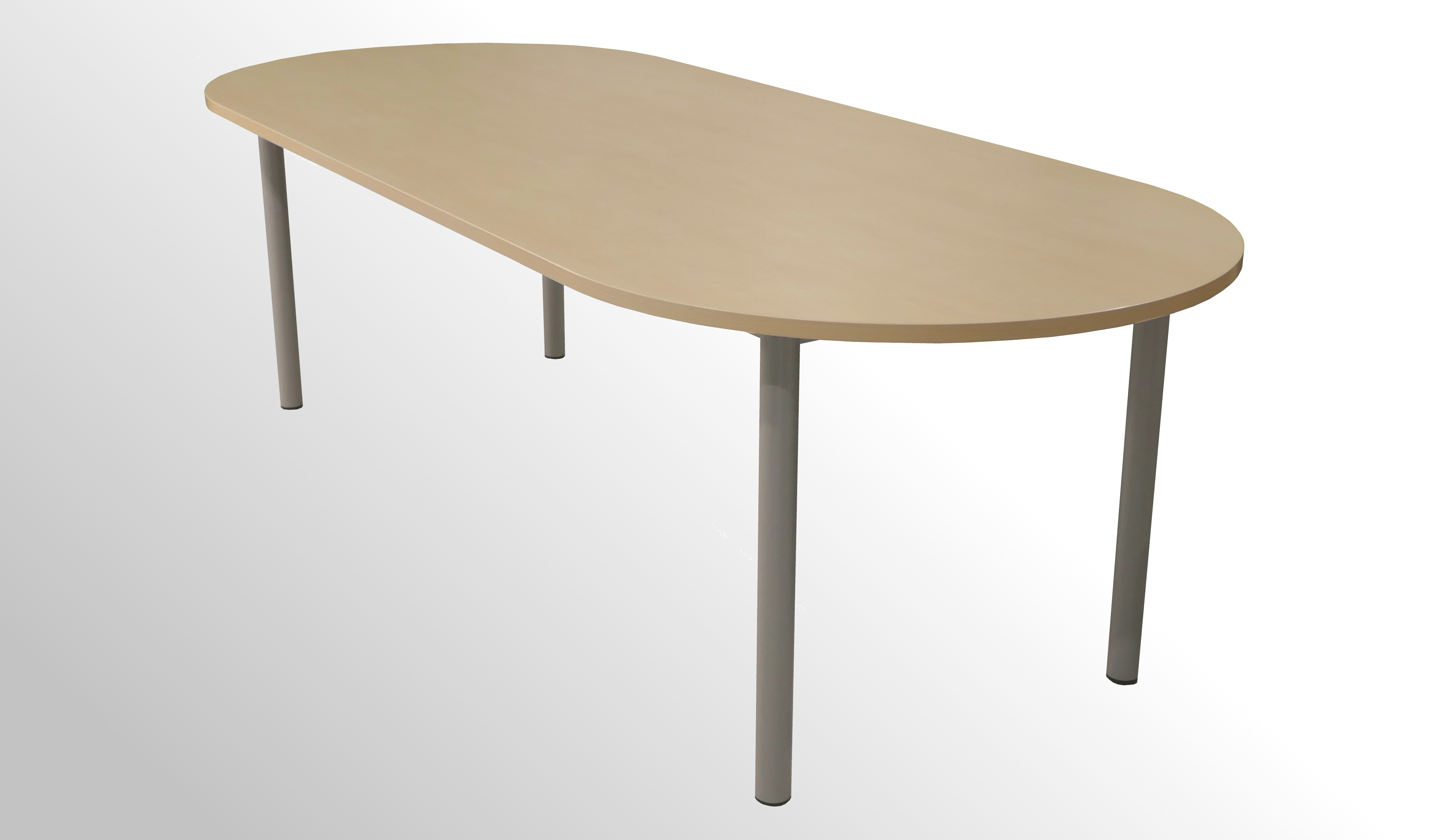 GK390-1 Günstiger Besprechungs- und Konferenztisch - Ahorn Dekor - 2400 x 1000 mm