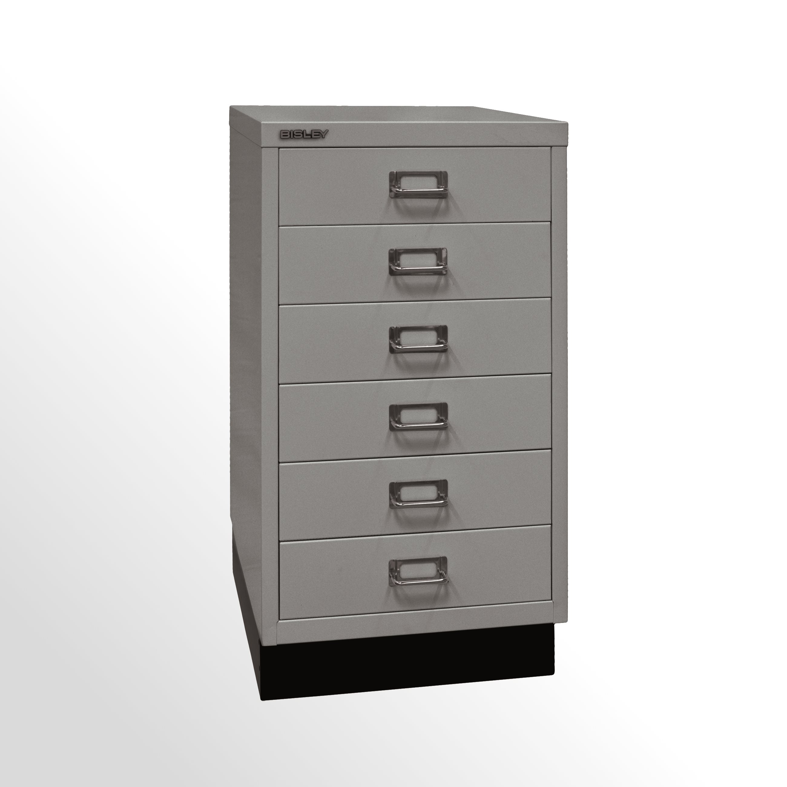 Schubladenschrank - Bisley MultiDrawer™, 29er Serie mit Sockel, DIN A3, 6 Schubladen