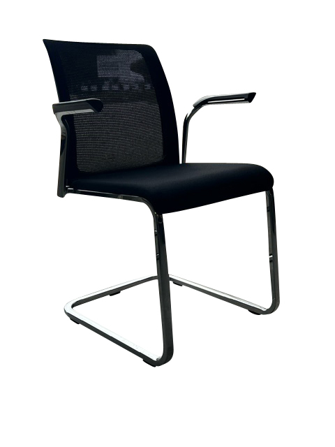 Steelcase Besucherstuhl - Freischwinger mit Armlehnen