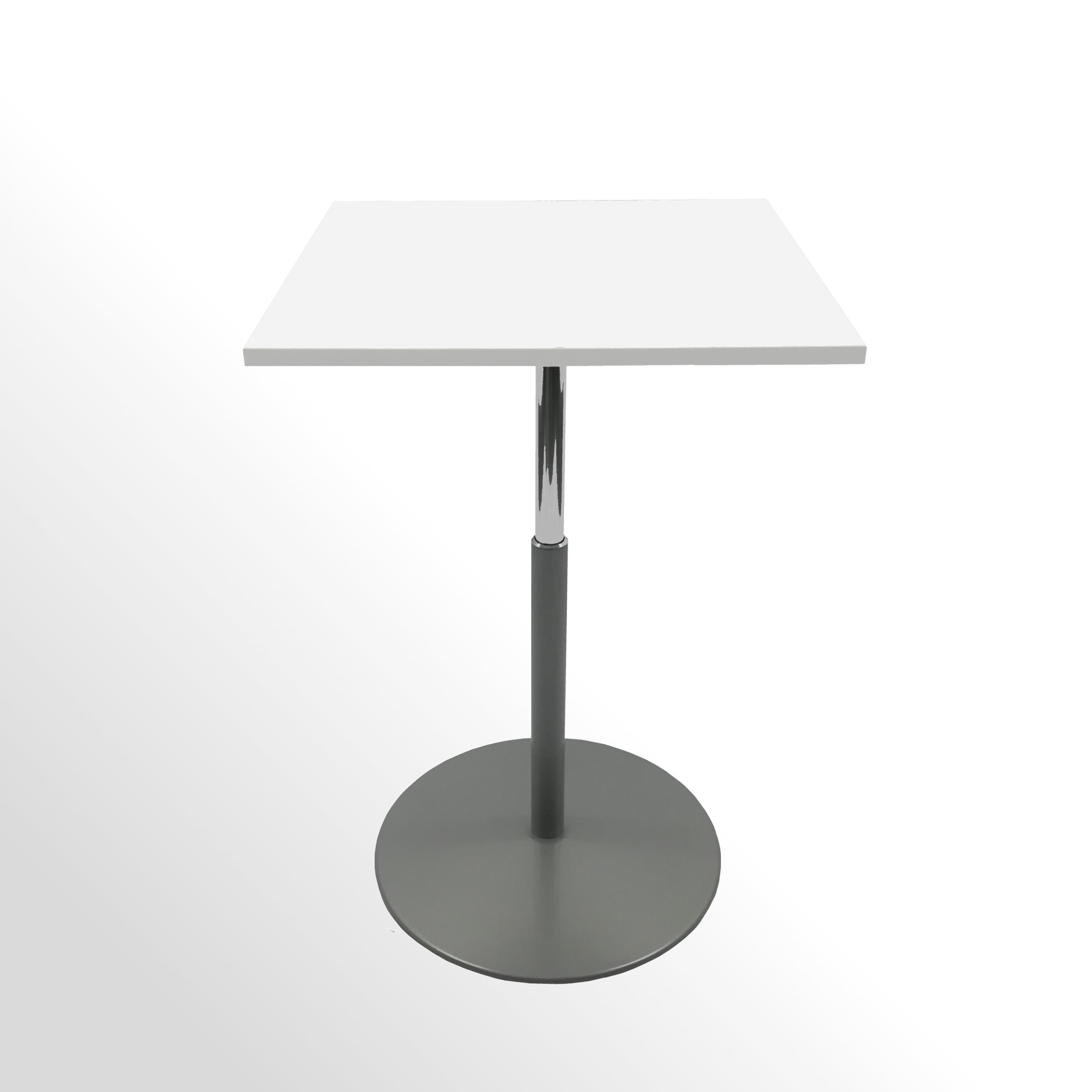 Gebrauchter König + Neurath Besprechungstisch - per Gaslift höhenverstellbar - 800x800 mm