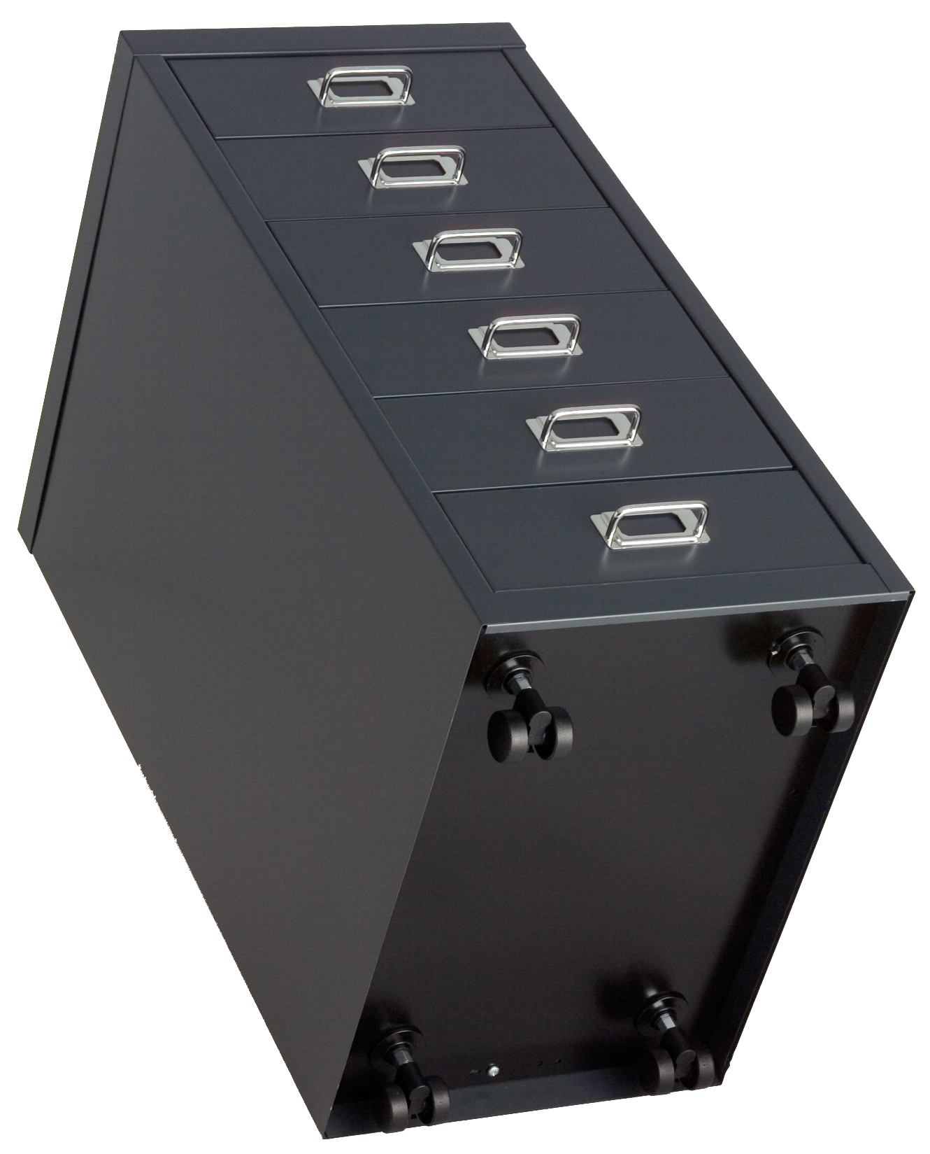 Bisley MultiDrawer™ Rollenuntersatz für Schubladenschränke 29er + 39er Serie DIN A4