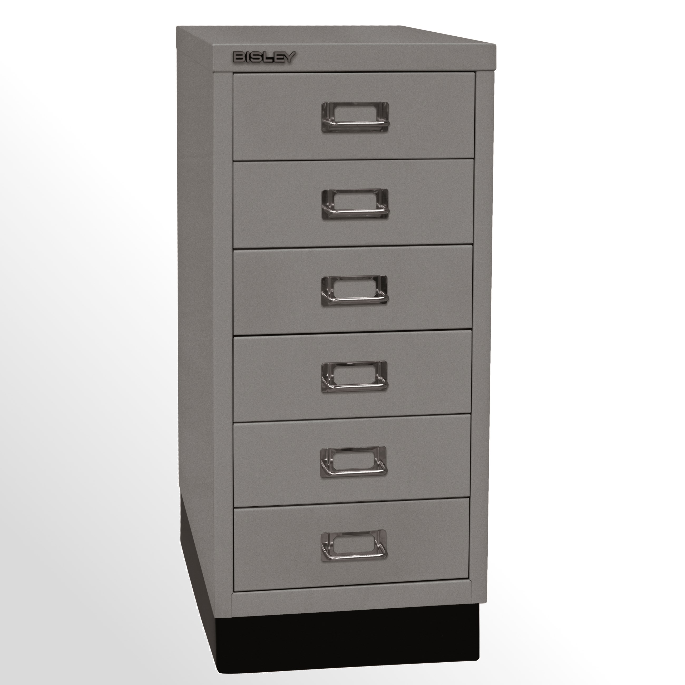 Schubladenschrank - Bisley MultiDrawer™, 29er Serie mit Sockel, DIN A4, 6 Schubladen