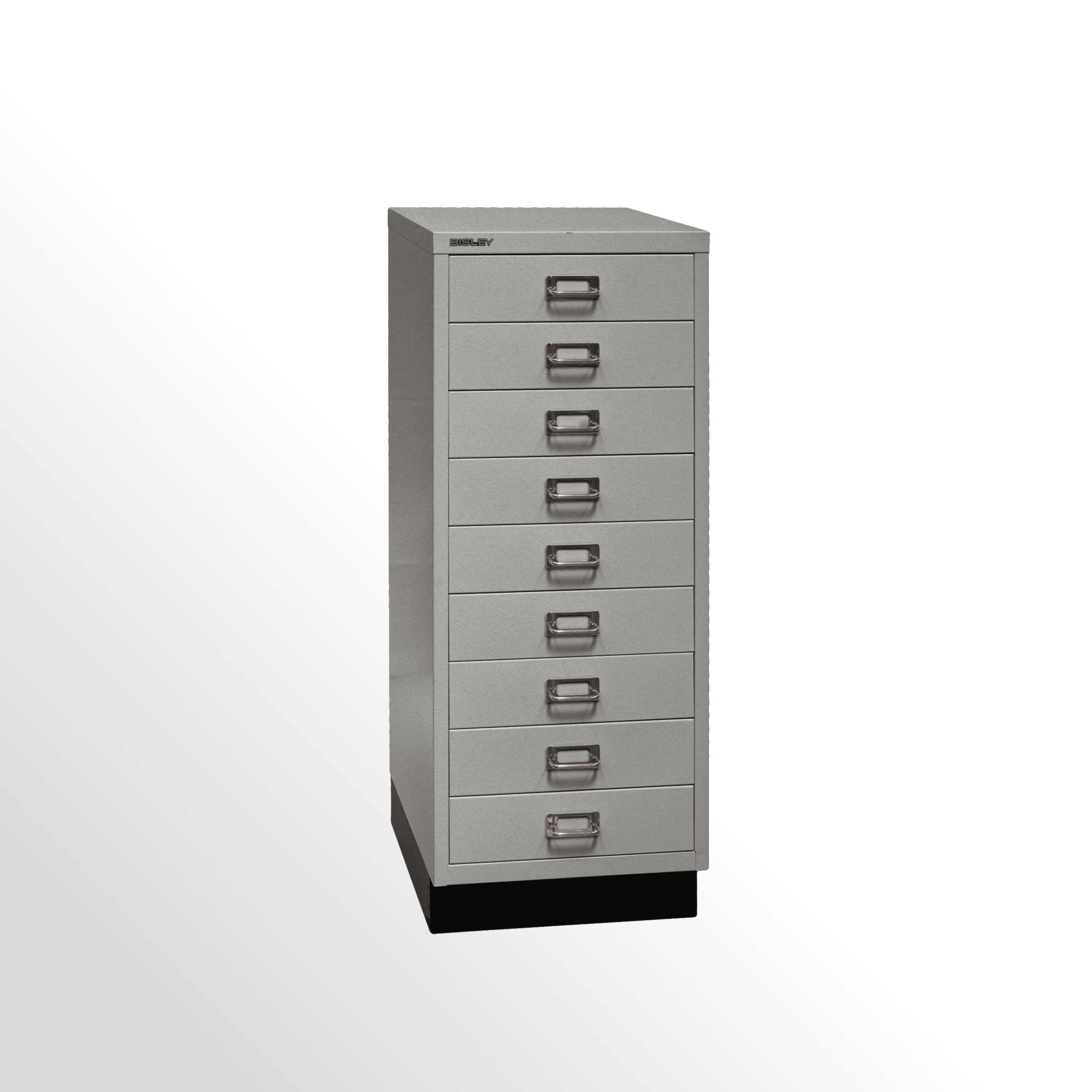 Schubladenschrank - Bisley MultiDrawer™, 39er Serie mit Sockel, DIN A3, 9 Schubladen