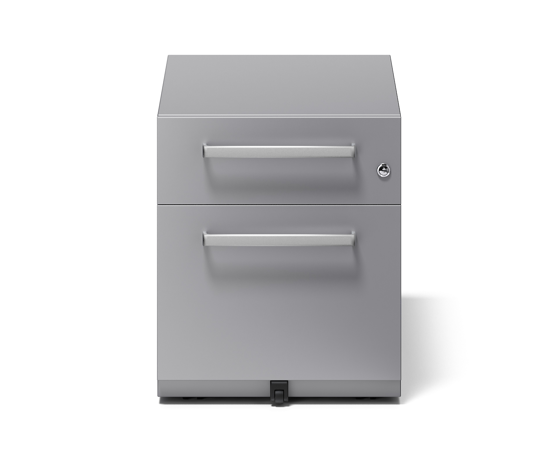 Bisley Rollcontainer Note™ mit Griff, 1 Universalschublade, 1 HR-Schublade; T 775 mm