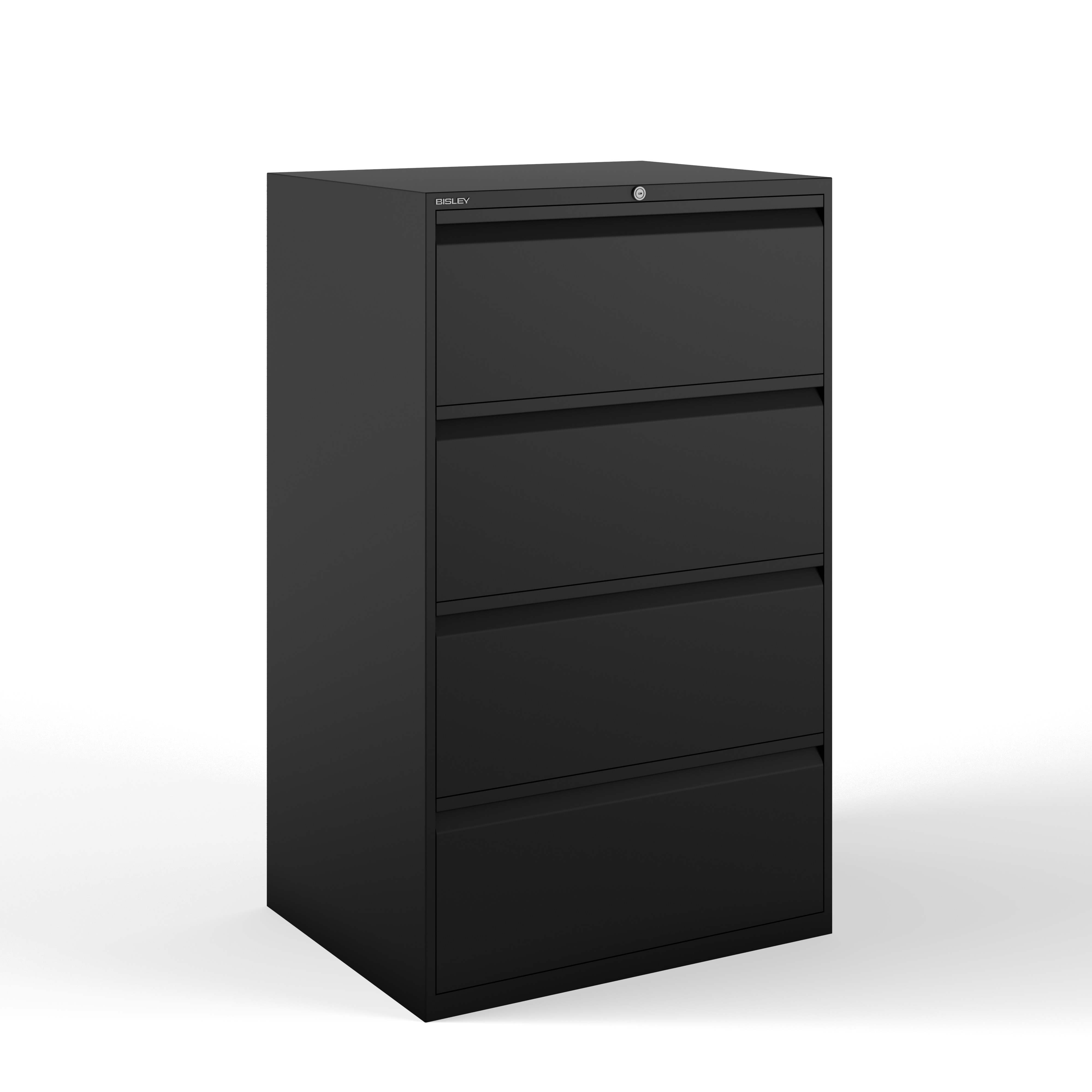 Bisley Hängeregistraturschrank, doppelbahnig, DIN A4, 4 HR-Schubladen