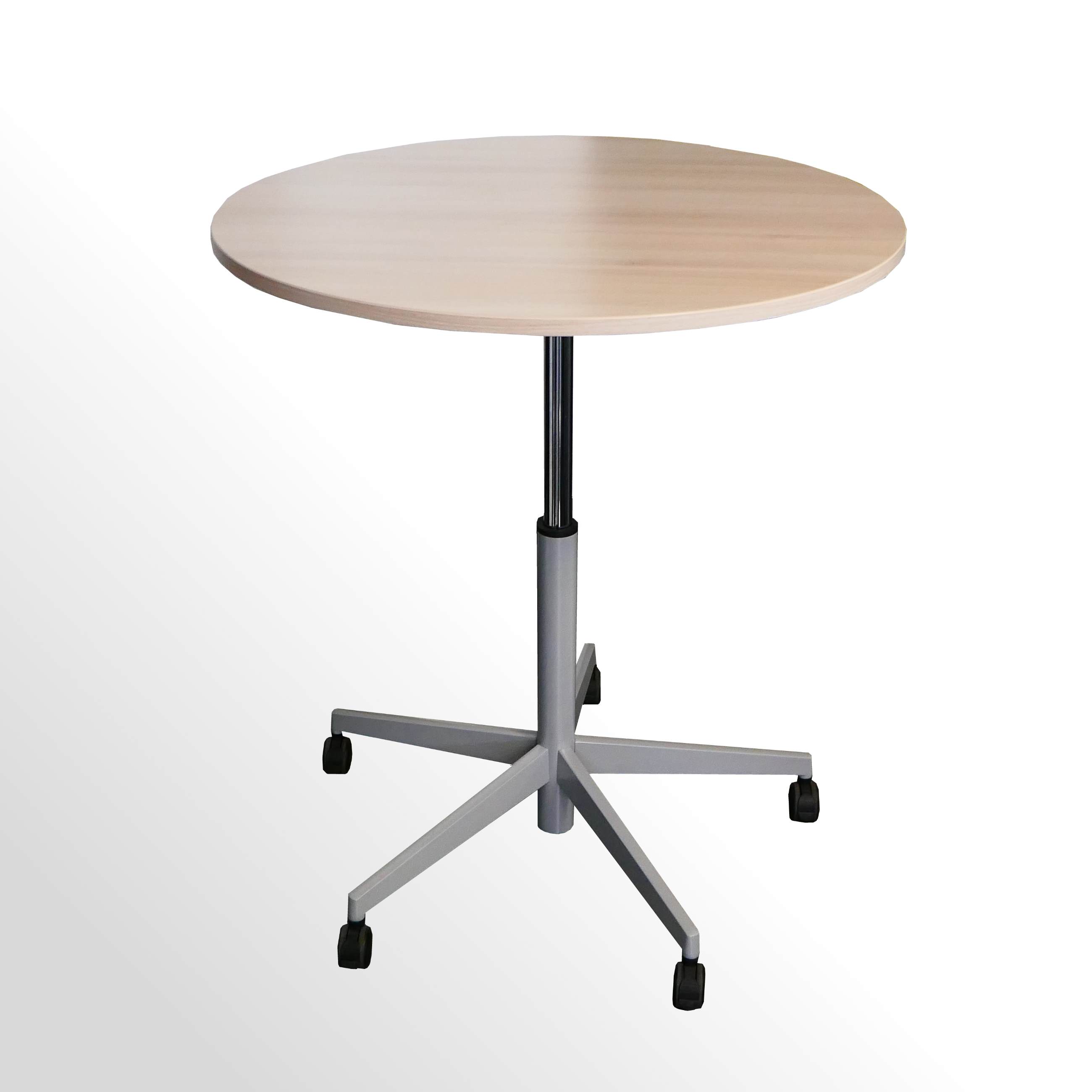 Gebrauchter Steelcase Steh- Besprechungstisch - per Gaslift höhenverstellbar - Ø 900 mm