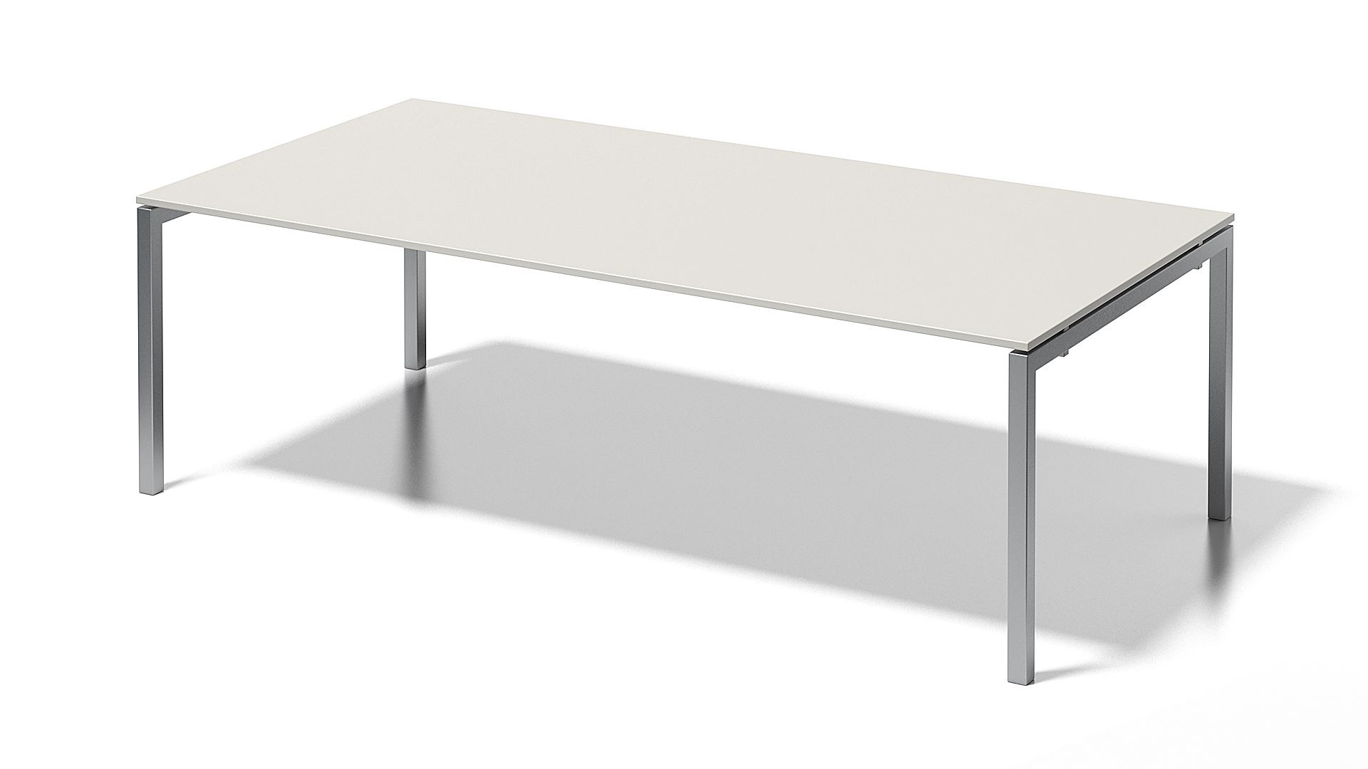 Bisley Cito Chefarbeitsplatz/Konferenztisch, 740 mm höhenfixes U-Gestell, B 2000 x T 1200 mm