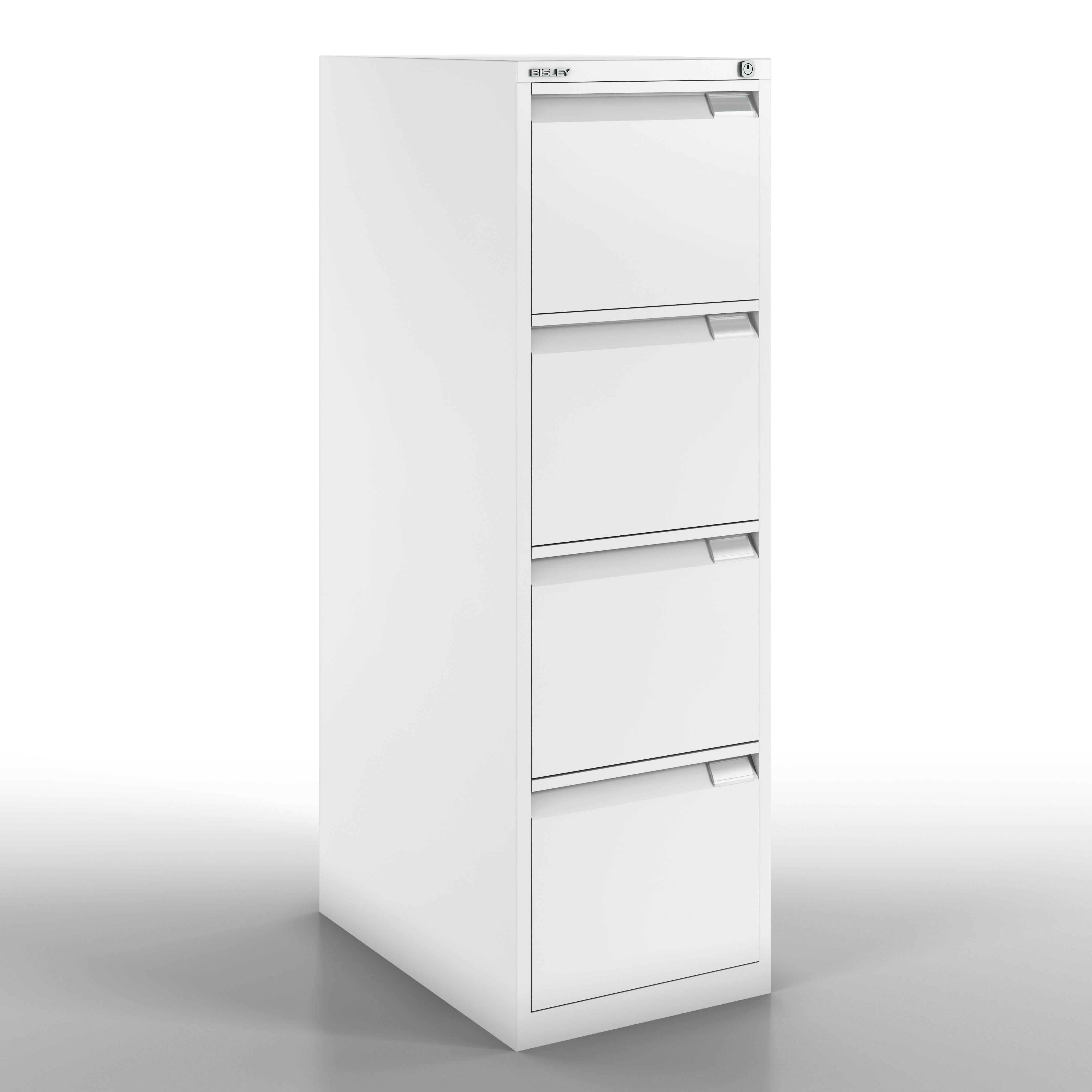 Bisley Hängeregistraturschrank, einbahnig, DIN A4, 4 HR-Schubladen