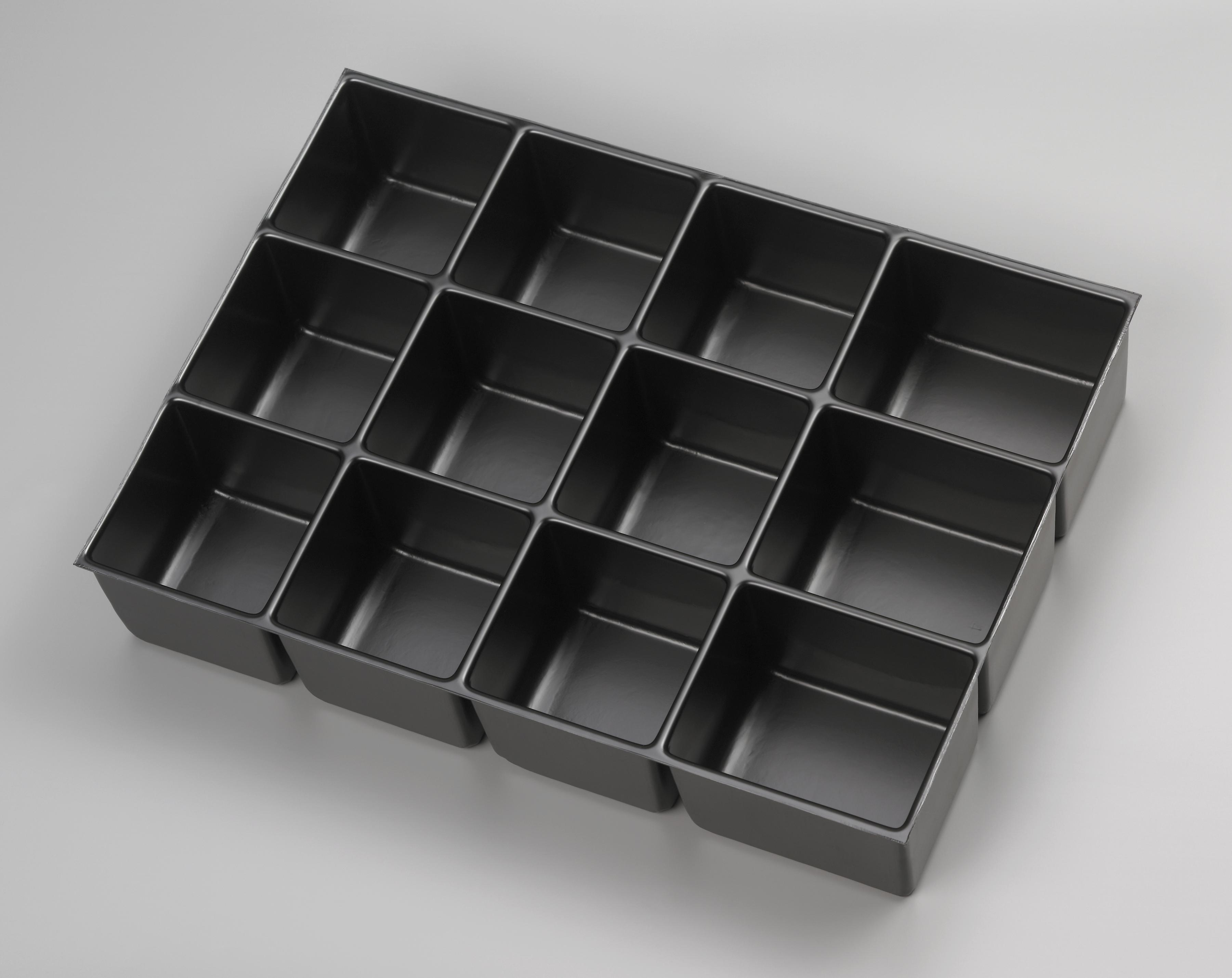 Bisley MultiDrawer™ Schubladeneinsatz A3 12 Fächer für A3 Schubladen H 87 mm