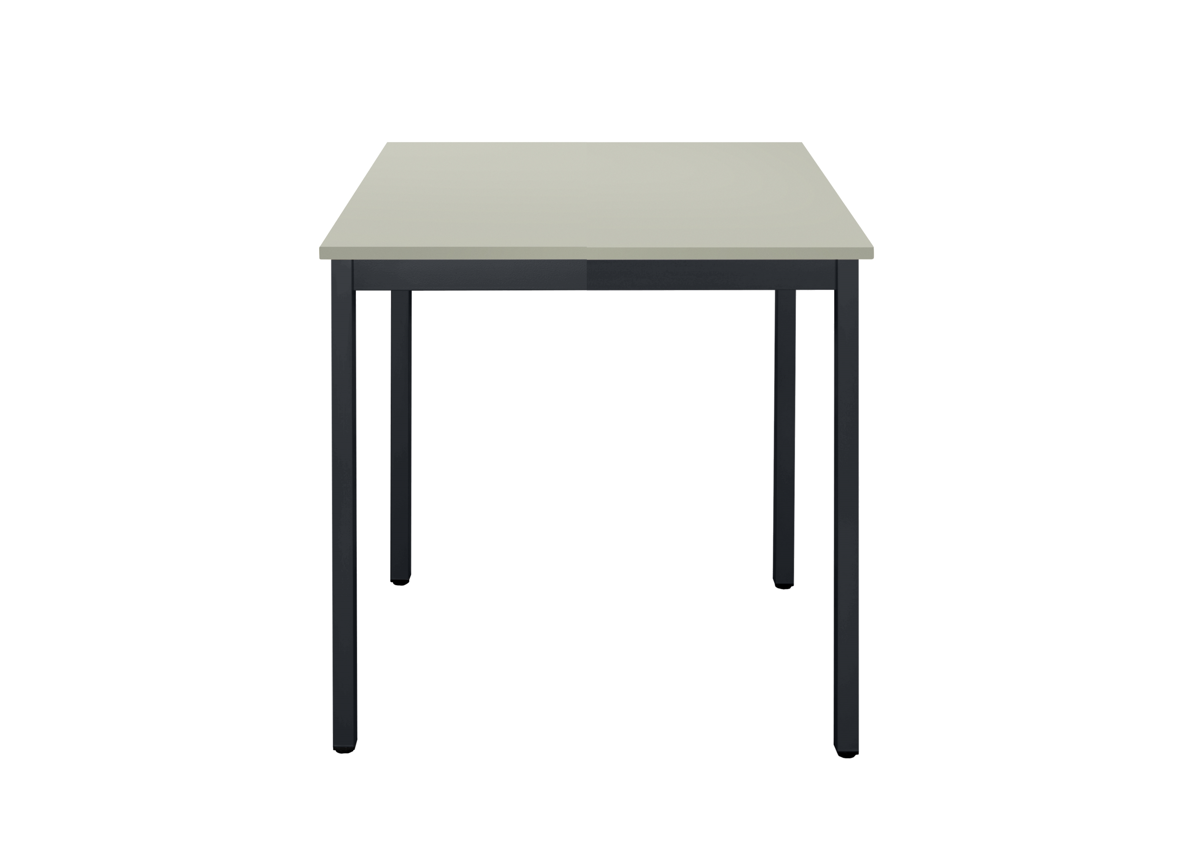 Bisley Mehrzwecktisch, rechteckig, Gestell pulverbeschichtet, grau-anthrazitgrau, 700x600