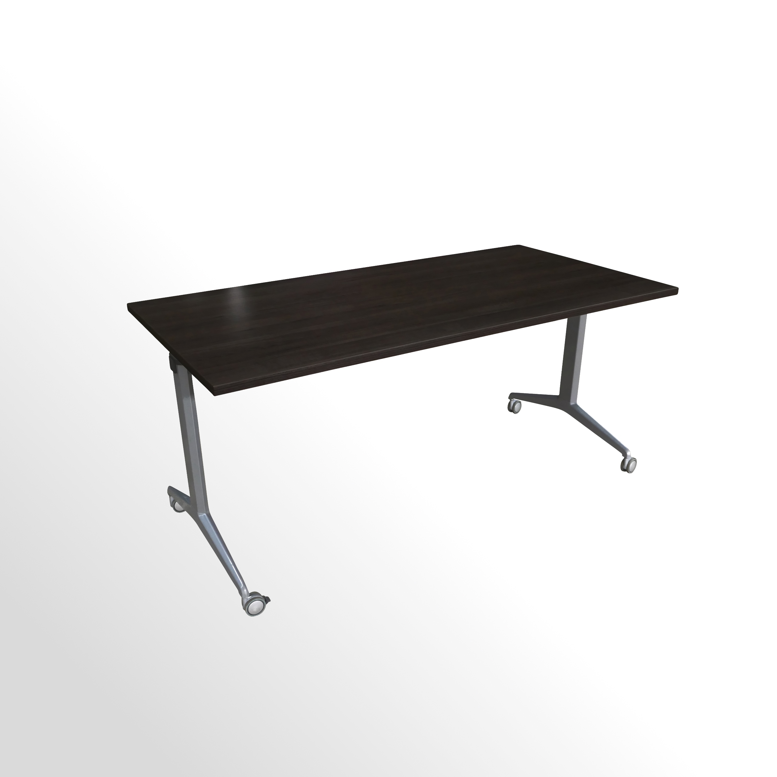 GK364-2AR1JNgdlQ0Eo3 Günstiger, gebrauchter Klapptisch - Konferenztisch - Eiche Dekor dunkel