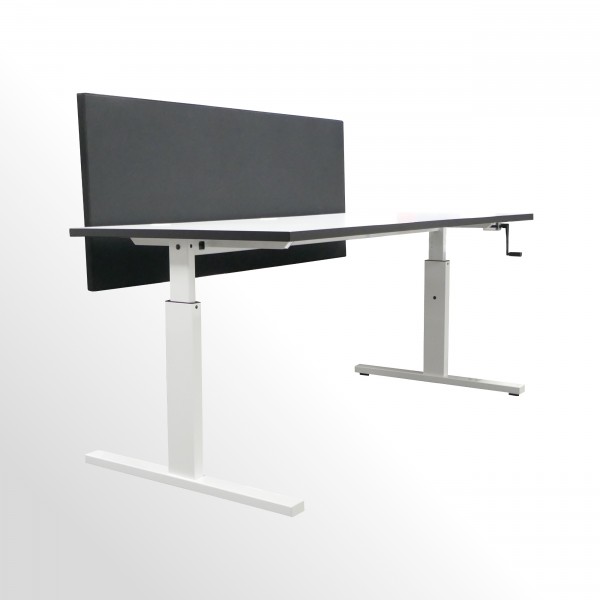 Gebrauchter Schreibtisch - Arbeitstisch incl. Trennwand mit Akustikeigenschaften - 1800x800 mm