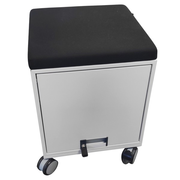 Gebrauchter Steelcase Flexbox Rollcontainer mit Sitzkissen